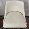 Set of 2 White & Wooden Bar Stools