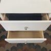 Modern White 2-Drawer Nightstand