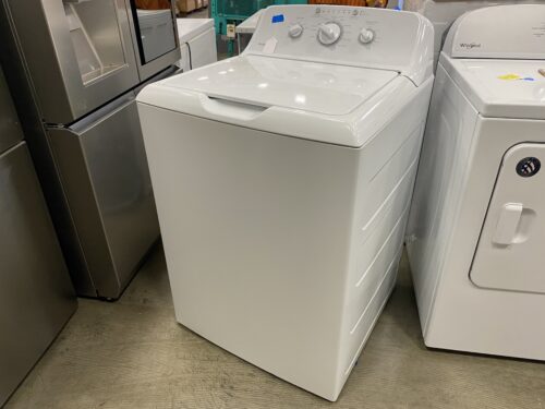 GE Hotpoint White Top Load Washer Model #HTW240ASK4WS