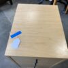 ROOM & BOARD Sequal Solid Maple Rolling 3 Drawer File Cabinet