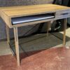 CRATE&BARREL Chic Minimal Desk w/ Keyboard Tray