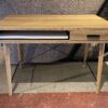 CRATE&BARREL Chic Minimal Desk w/ Keyboard Tray