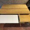 CRATE&BARREL Chic Minimal Desk w/ Keyboard Tray