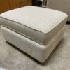 ROOM & BOARD Wren Summer Linen Gliding Chair and Ottoman