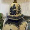 Fine China Ceramic Flowers and Birds Lamp