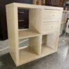 Blonde Cubic Cabinet w/ 2 Drawers