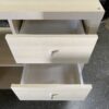 Blonde Cubic Cabinet w/ 2 Drawers