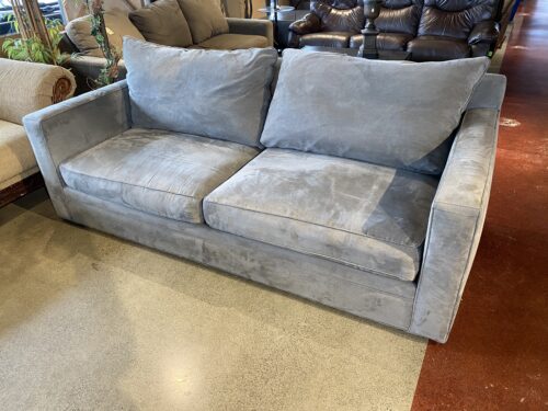 MCCREARY MODERN Grey Upholstered Square Arm Sofa