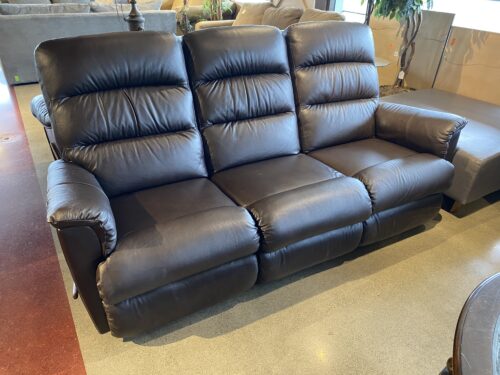 LA-Z-BOY Dark Brown Dual Reclining Manual Sofa
