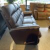 LA-Z-BOY Dark Brown Dual Reclining Manual Sofa
