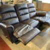 LA-Z-BOY Dark Brown Dual Reclining Manual Sofa