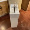Slim 11" Depth White Single Sink Bathroom Vanity