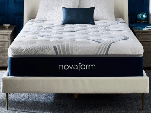 NEW! NOVAFORM 14" ComfortGrande Advanced Gel Memory Foam Queen Mattress  Model #1723203