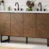 NEW! ALLEN+ROTH Destin 60 inch Vanity-Cherry LWSE60VBR (Auburn)