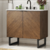 NEW! ALLEN+ROTH Destin 36 inch Vanity-Cherry LWSE36VBR (Auburn)