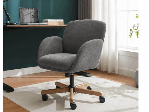 NEW! HENREDON Murphy Grey Fabric Office Chair