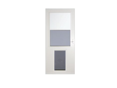 NEW! LARSON Fullview Storm Door with Pet Door