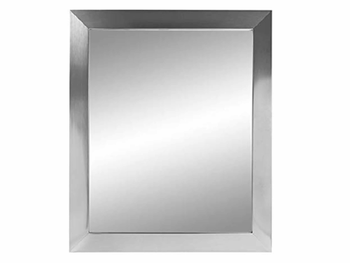 NEW! JENSEN Rectangular Bathroom Wall Mirror in Satin Nickle