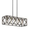 KICHLER Solander 5-Light Olde Bronze Linear Pendant