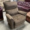 LA-Z-BOY Brown Chenille Manual Recliner