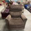 LA-Z-BOY Brown Chenille Manual Recliner