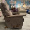 LA-Z-BOY Brown Chenille Manual Recliner
