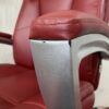 SEALY Red Leather Office Chair