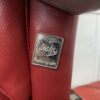 SEALY Red Leather Office Chair