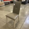 TIVOLI  Made in Italy Set of 4 Grey Leather Dining Chair