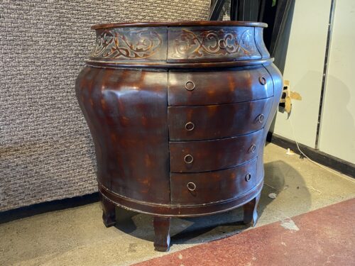 Shapely Demilune Italian Style Bombay Dresser