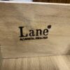 LANE Pair of Vintage Medium Stained Open Nightstands