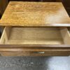 LANE Pair of Vintage Medium Stained Open Nightstands