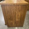 LANE Pair of Vintage Medium Stained Open Nightstands