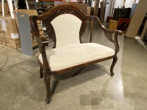 Old School Classy Parlor Bench