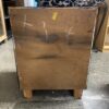 Black Nightstand w/ Unique Gold Accents