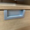 Blonde Rolling 2-Drawer Console Table
