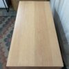 Blonde Rolling 2-Drawer Console Table