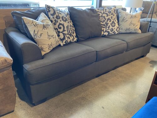 Cloud Grey 3-Seater Sofa w/ Pillows