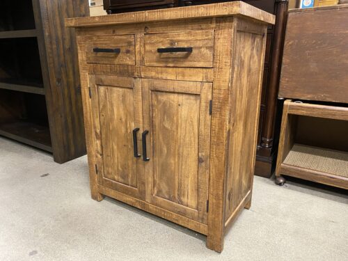 Lightweight Rustic 2-Drawer Sideboard