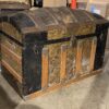 Vintage Round-Top Steamer Trunk