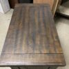 Dark Distressed Rustic Wooden Filing Cabinet