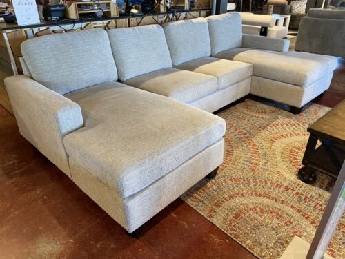 Neutral 3Pc. Double Chaise Sectional Sofa