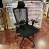 Mesh Back Office Chair w/ Adjustable Arms & Headrest
