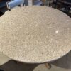 Round Granite Top Pedestal Dining Table