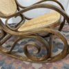 Vintage Bentwood Cane Backed Rocking Chair
