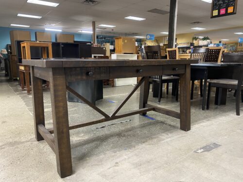 Rustic Wood Desk w/ Drawers