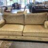 ETHAN ALLEN Tan Chenille Sofa