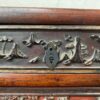 Ornate Vintage African Hand Carved Wooden Cabinet