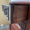 Ornate Vintage African Hand Carved Wooden Cabinet