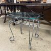 Wrought Iron Glass Sofa Table